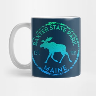 Baxter State Park Maine ME Moose Lovers Hiking Souvenirs Mug